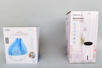 NEW! Pore Enrichment Mistaire Humidifier (Model No. PEHUMIDIF) And Orfeld Dehumidifier (Model No.MD305)