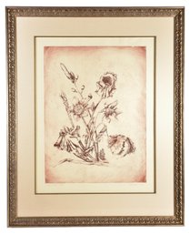 Signed Corinne Lapin-Cohen  Lithograph Titled 'Abundance #3'