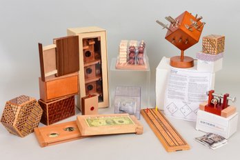 Collection Of Wooden Puzzles And More