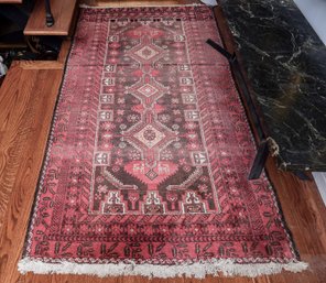 Hand Knotted Area Rug From Afghanistan