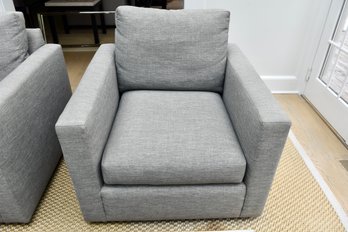 Lillian August Essentials Upholstered Swivel Arm Chair (1 Of 2)