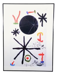 Framed Joan Miro Lithograph