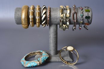 Collection Of 11 Bracelets - Ciner, Graziano, Monet And More
