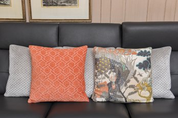 Collection Of Five Throw Pillows