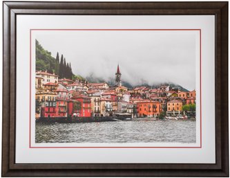 Signed Limited Edition Barbara Sandson Titled 'After The Rain - Italy' Framed Lithograph