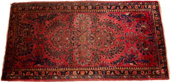Persian Sarouk Hand Knotted Area Rug