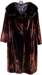 Fur Coat With Mink Collar