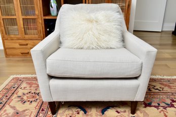 West Elm Everett Club Lounge Chair With Pillow (1 Of 2) RETAIL $880