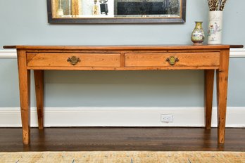 Antique Circa 1830 Pine Sideboard Purchased From Anne Corper Country Antiques (RETAIL $2,500)