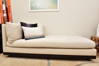 India Song Long Lounge Chaise By Interieurs (RETAIL $2,784)