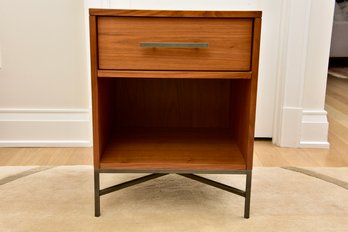 West Elm City Storage Walnut Nightstand