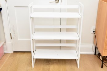 Three Shelf Folding Bookcase