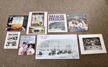 Collection Of Eight New York Yankees Memorabilia Items