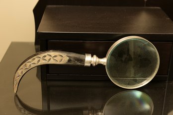 Vintage Magnifying Glass With Horn Handle