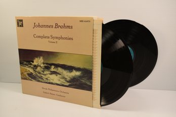 Johannes Brahms - Complete Symphonies Vol. II Double Album Set W/ Gatefold On Musical Heritage Society Records