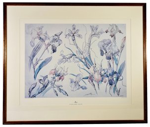 Aaron Ashley 'Iris' By Henri Lambert Framed Floral Print