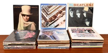 Collection Of Vinyl Records - Beatles, Barbara Streisand, Frank Sinatra, Beach Boys And More