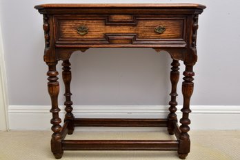 Antique Georgian Style Oak Console Table