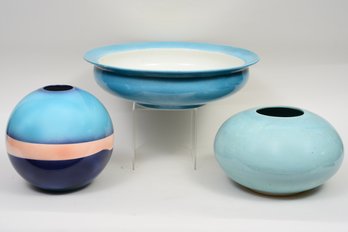 Collection Of Bowls And Vases By Judith Stiles And Depot Creek