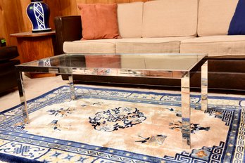 Chrome And Glass Coffee Table