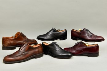 Three Pairs Of Johnston & Murray Men's Dress Shoes (size 12)