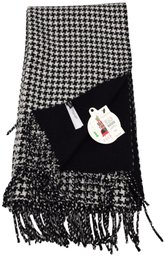 NEW! Talbot's Cashmere Houndstooth Scarf (RETAIL $159)