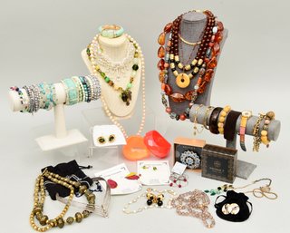 Large Collection Of Costume Jewelry