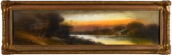 27/265 Framed Panoramic Lanscape Pastel Painting