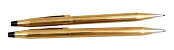 Cross Gold Filled Pencil And Pen Set