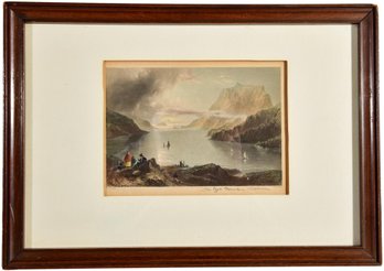 43/281 William Bartlett Framed Engraving Titled 'The Eagle Mountain Killeries'