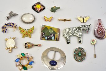 Collection Of Brooches