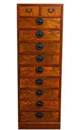 Chinese Eleven Drawer Wood Chest Of Drawers