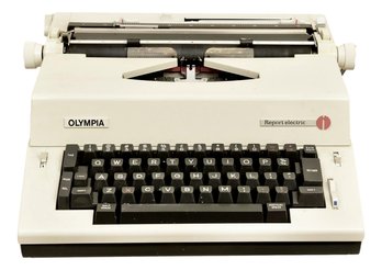 Vintage Olympia Electric Typewriter (Model No. SKE- A61) With Cover