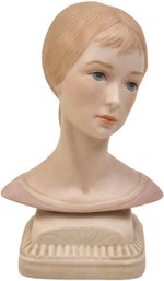 Laszlo Ispanky Porcelain Female Head Bust