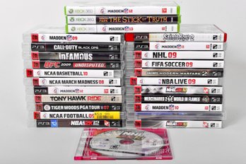 Collection Of Playstation 3 And Xbox 360 Games