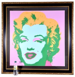 After Andy Warhol 'Marilyn Monroe (11.28 Color Pattern)' Beautifully Framed Silkscreen