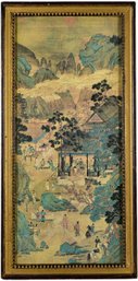 71/309 Ch'iu Ying Framed Print 'Eighteen Scholars In Fairyland'