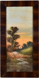 72/310 Framed Pastel Painting Of A Countryside