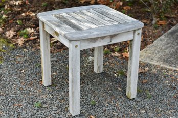 Outdoor Classics Teak Weathered Cocktail Table