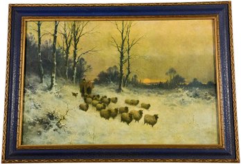 97/335 Framed Print Titled 'Fading Day' By E. Stanton