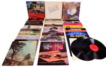 Collection Of Vinyl Records - Joan Baez, Frank Sinatra, Johnny Mathis, Carpenters, Neil Diamond And More