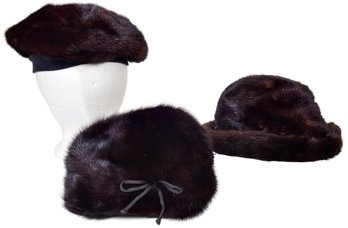 Collection Of Mink Fur Hats - Vincent & Bill, Quality House Chapeaux And More