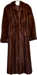 Saks Fifth Avenue Full Length Mink Coat (Size 4)
