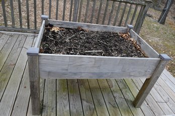 Cedarcraft 34 Inch By 50 Inch Raised Wooden Garden Bed - Includes Existing Soil - Lot 4