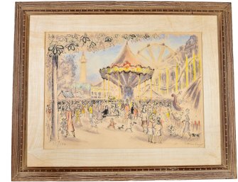 111/7224  Andre Hambourg (French 1909-1999) Framed Lithograph Numbered 32/220