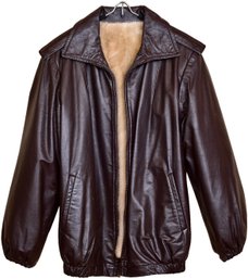 Leather Jacket With Genuine Fur Lining