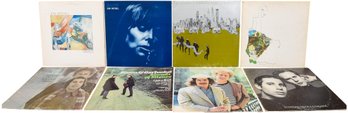 Collection Of 8 Vinyl Records By Joni Mitchell And Simon & Garfunkel