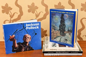 Collection Of Five Art Books - Jackson Pollack, Van Gogh And More