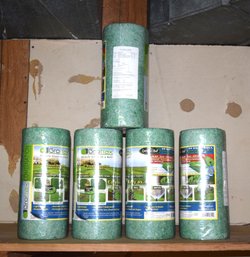 Five Growtrax Miracle Grass In A Roll - All In One Seed, Fertilizer & Mulch - 1ft T By 50ft Each - NOS - Lot 1