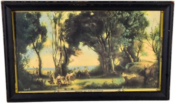 131/7244 Corot's 'Morning Dance Of The Nymphs' Framed Print